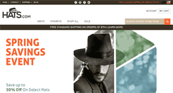 Desktop Screenshot of hats.com